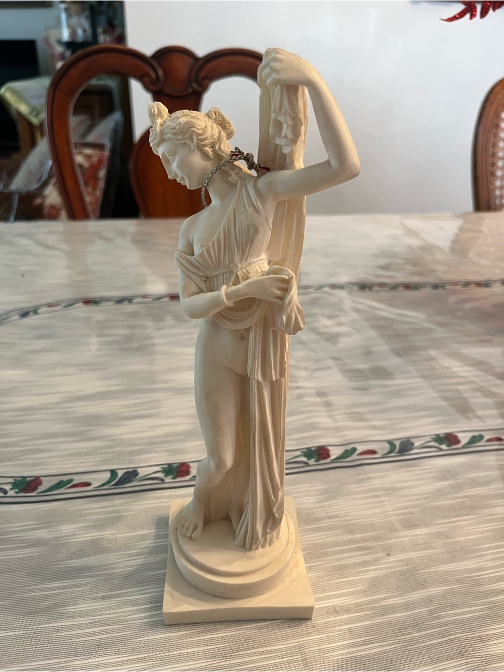 Goddess Aphrodite Kallipygos (Goddess of Love) statue greek sculpture Alabaster
